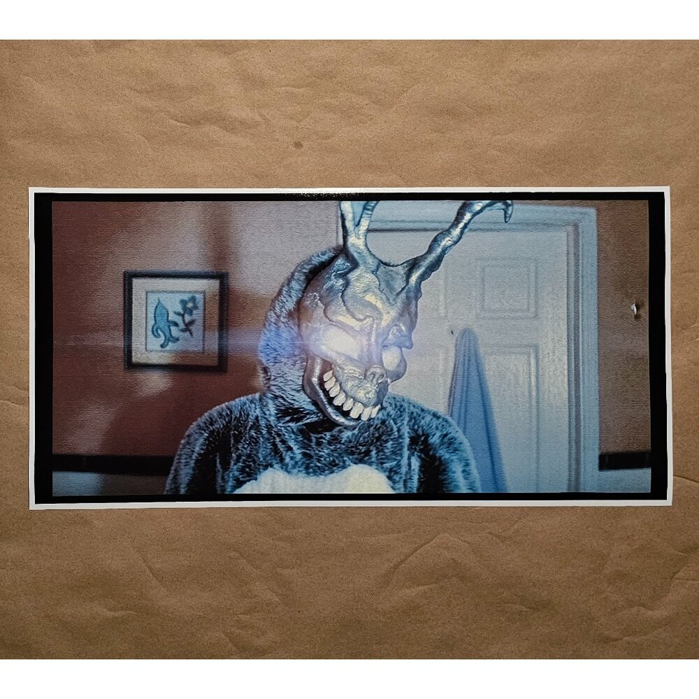 Donnie Darko Movie Scene Poster 12" X 24" - Theatre Frank Rabbit Halloween Decor